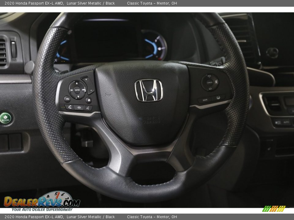 2020 Honda Passport EX-L AWD Lunar Silver Metallic / Black Photo #7