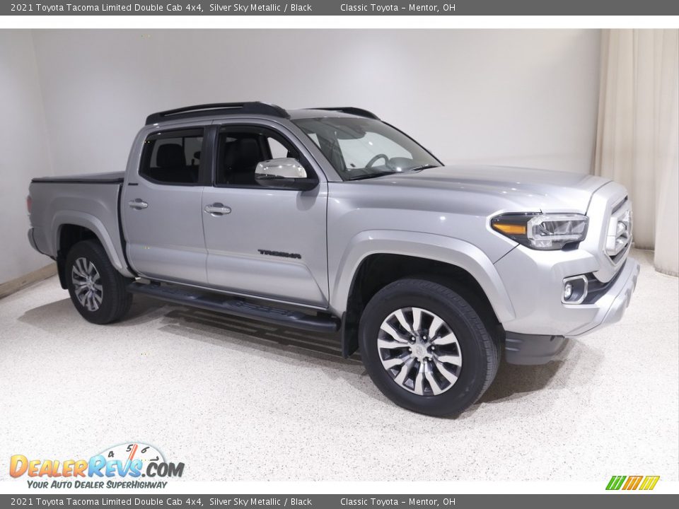 2021 Toyota Tacoma Limited Double Cab 4x4 Silver Sky Metallic / Black Photo #1