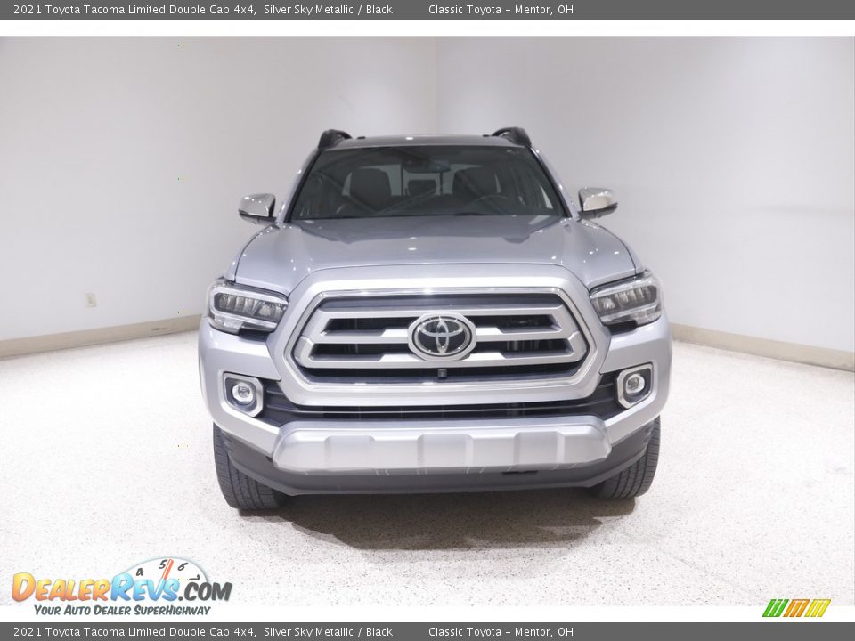 2021 Toyota Tacoma Limited Double Cab 4x4 Silver Sky Metallic / Black Photo #2