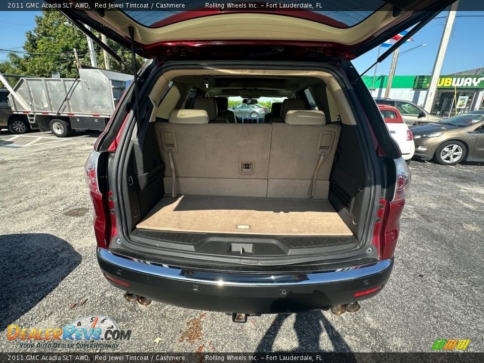 2011 GMC Acadia SLT AWD Red Jewel Tintcoat / Cashmere Photo #8