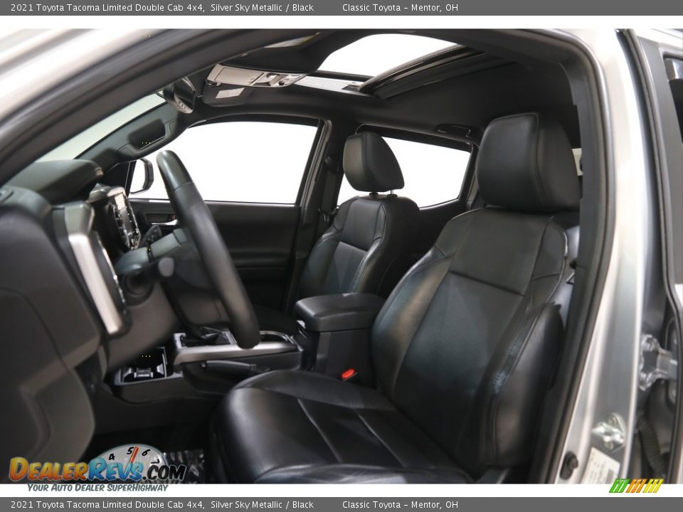 2021 Toyota Tacoma Limited Double Cab 4x4 Silver Sky Metallic / Black Photo #5