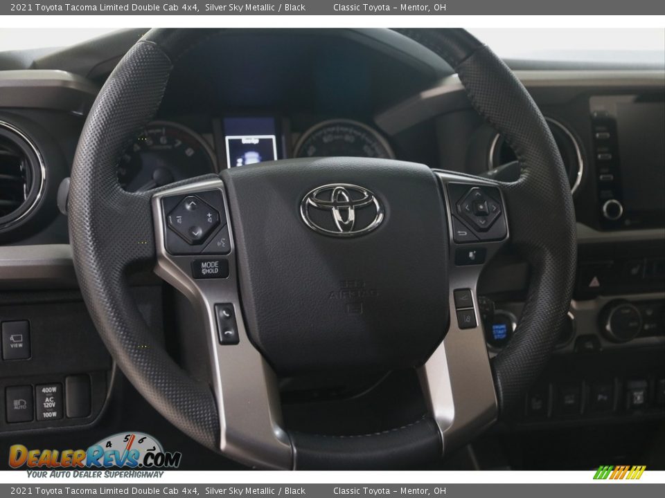 2021 Toyota Tacoma Limited Double Cab 4x4 Silver Sky Metallic / Black Photo #7