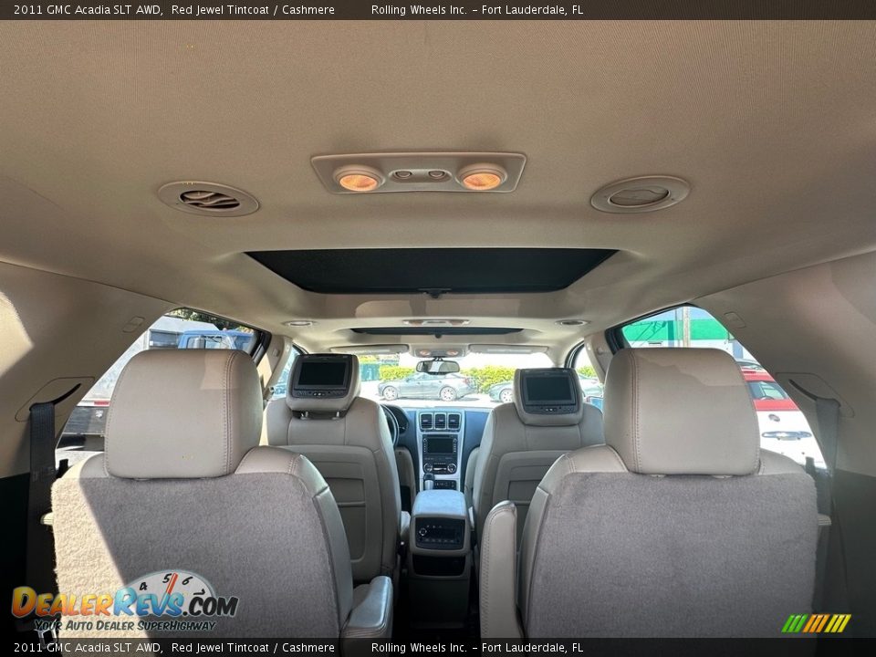 2011 GMC Acadia SLT AWD Red Jewel Tintcoat / Cashmere Photo #12