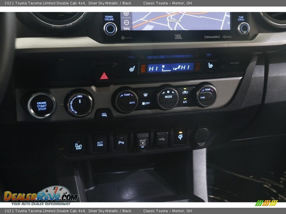 2021 Toyota Tacoma Limited Double Cab 4x4 Silver Sky Metallic / Black Photo #13