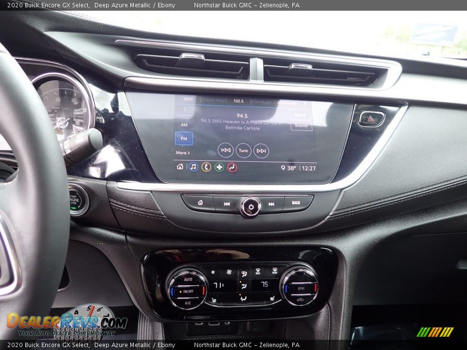 2020 Buick Encore GX Select Deep Azure Metallic / Ebony Photo #23