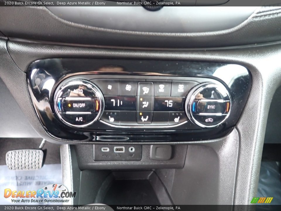 2020 Buick Encore GX Select Deep Azure Metallic / Ebony Photo #25