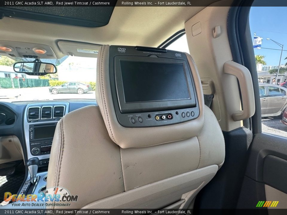 2011 GMC Acadia SLT AWD Red Jewel Tintcoat / Cashmere Photo #18
