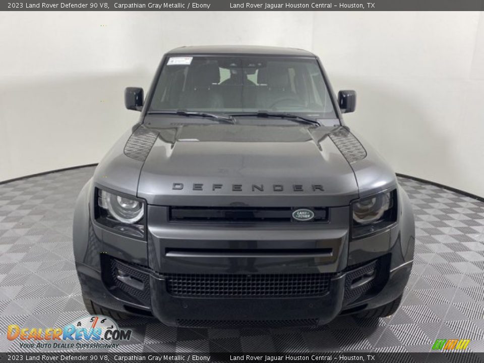 2023 Land Rover Defender 90 V8 Carpathian Gray Metallic / Ebony Photo #8