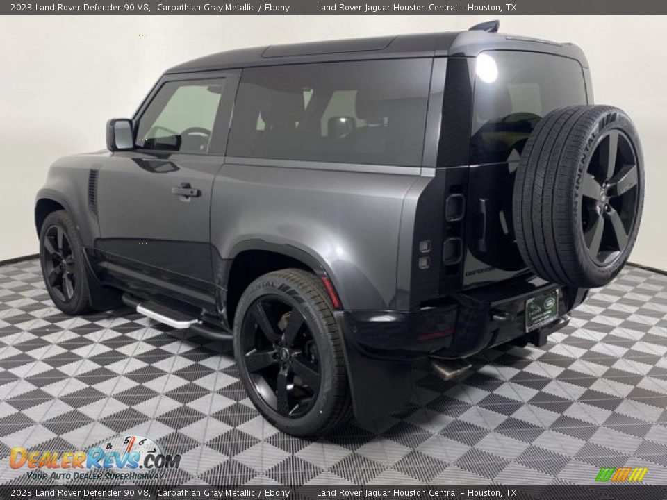 2023 Land Rover Defender 90 V8 Carpathian Gray Metallic / Ebony Photo #10