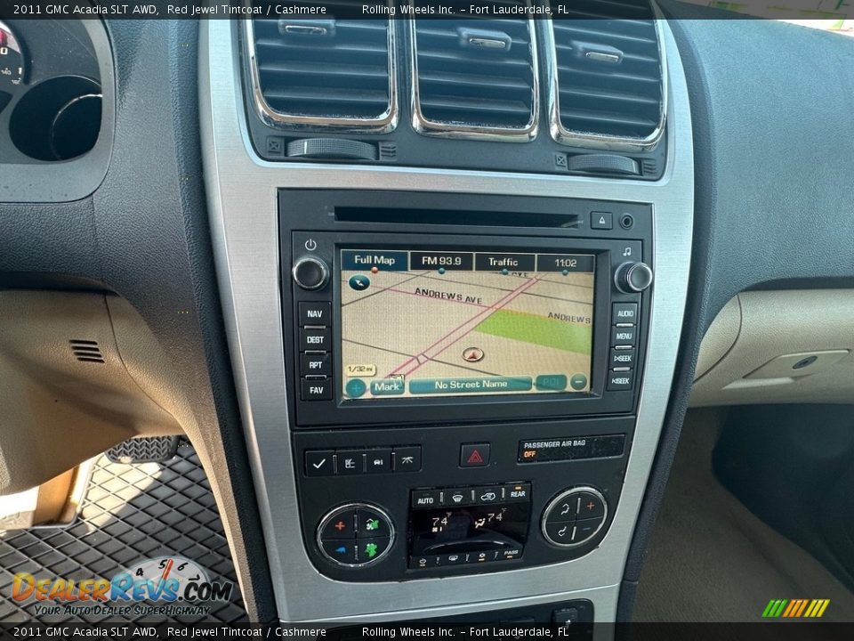 2011 GMC Acadia SLT AWD Red Jewel Tintcoat / Cashmere Photo #20