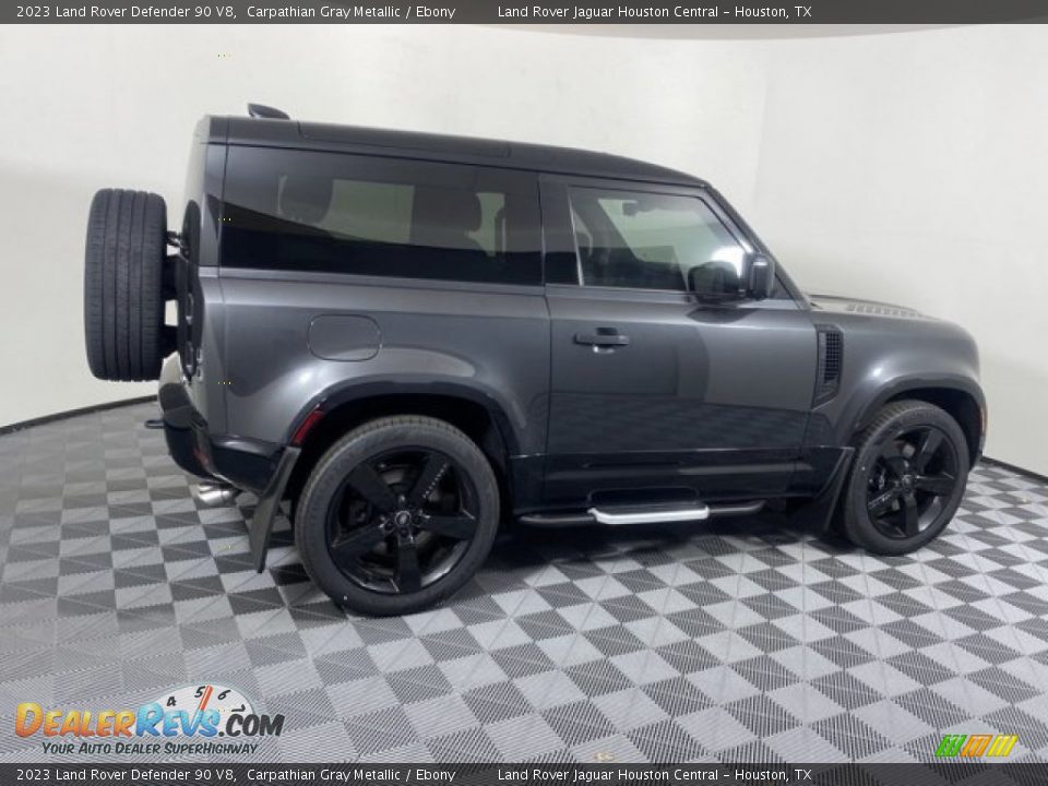 2023 Land Rover Defender 90 V8 Carpathian Gray Metallic / Ebony Photo #11