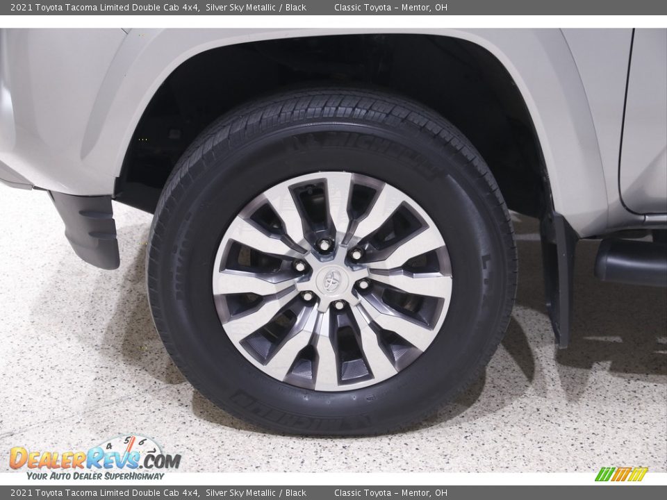 2021 Toyota Tacoma Limited Double Cab 4x4 Silver Sky Metallic / Black Photo #20