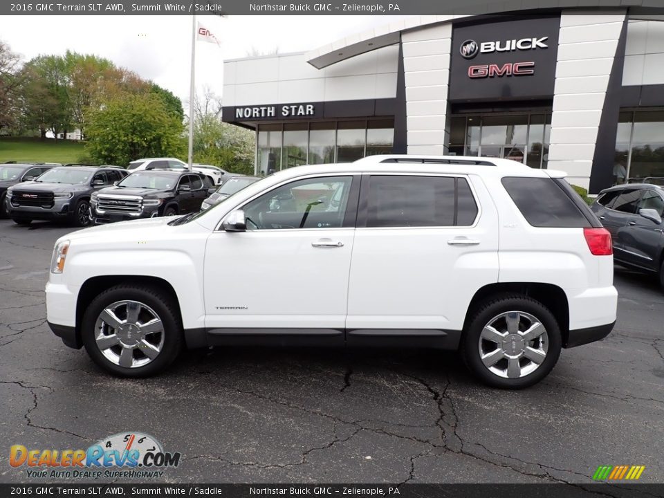 2016 GMC Terrain SLT AWD Summit White / Saddle Photo #2