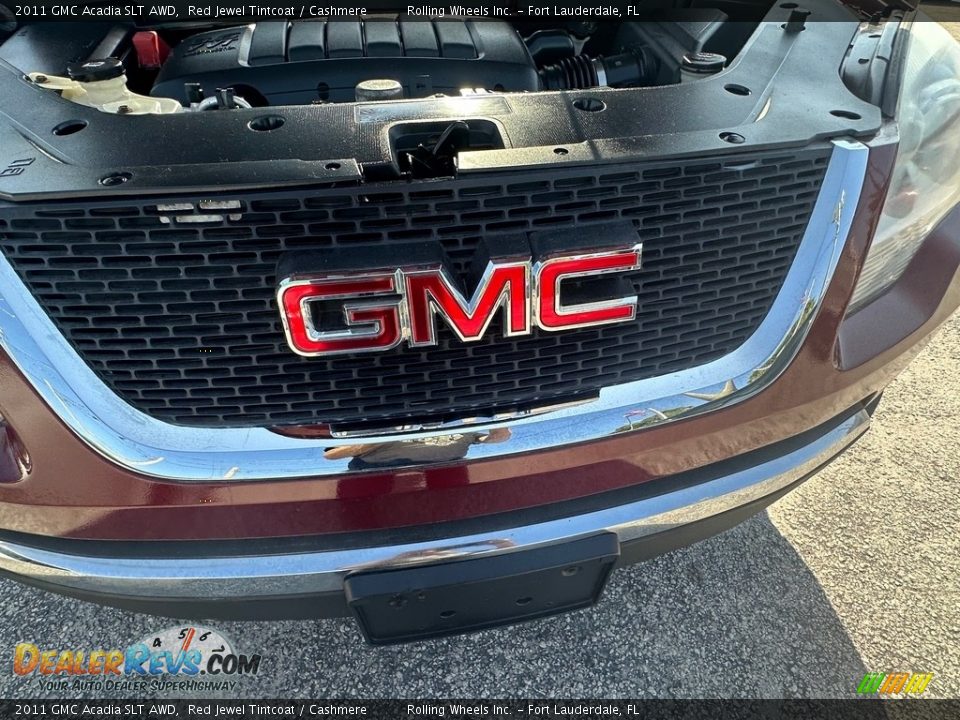 2011 GMC Acadia SLT AWD Red Jewel Tintcoat / Cashmere Photo #25