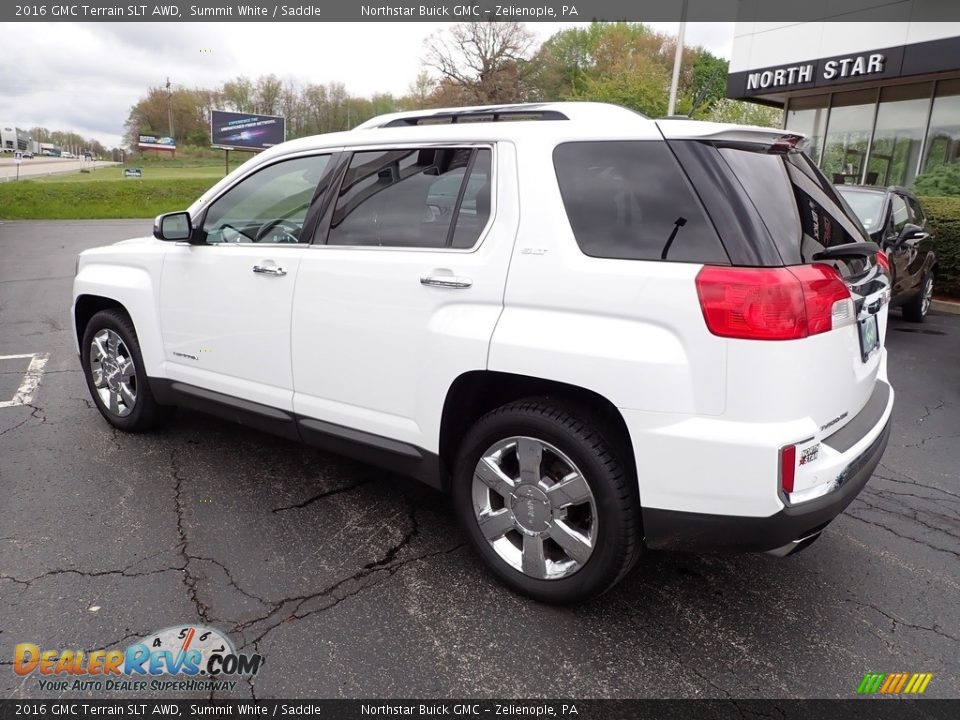 2016 GMC Terrain SLT AWD Summit White / Saddle Photo #3