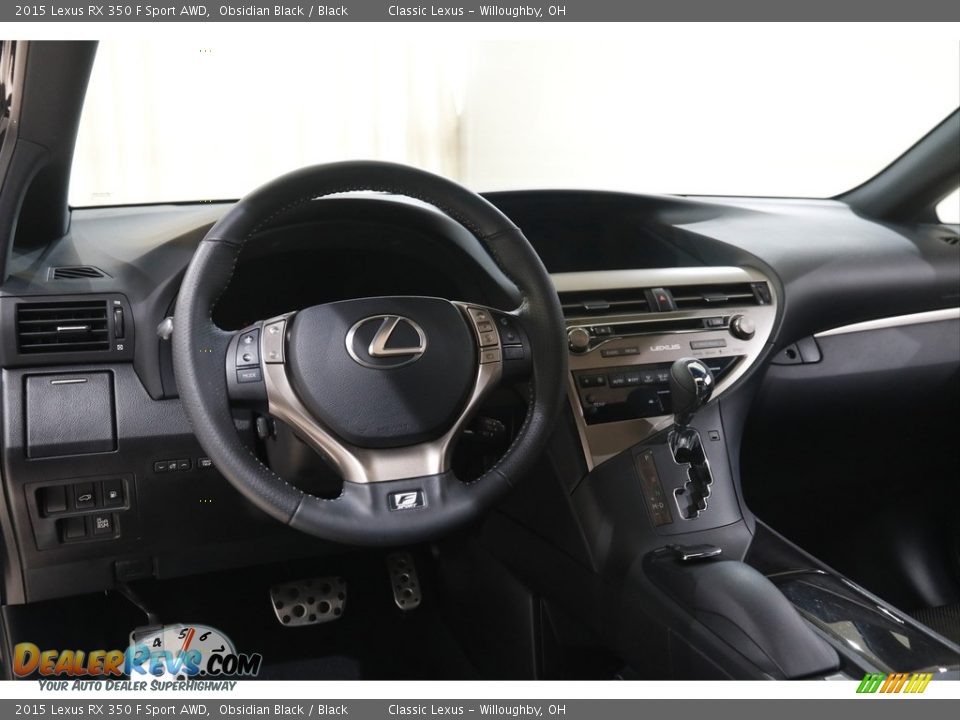 2015 Lexus RX 350 F Sport AWD Obsidian Black / Black Photo #6