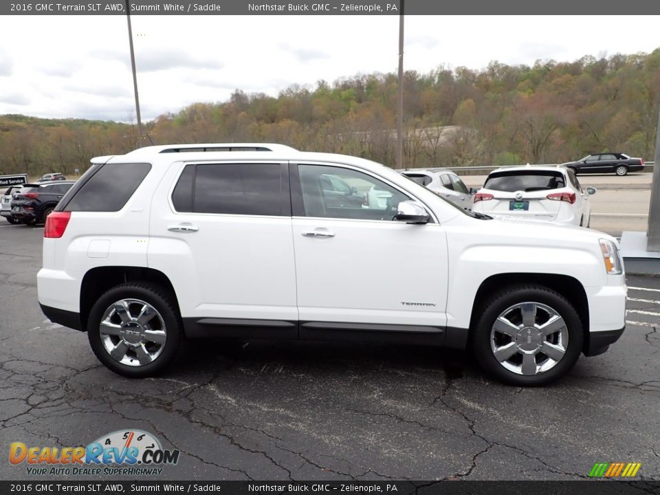 Summit White 2016 GMC Terrain SLT AWD Photo #8