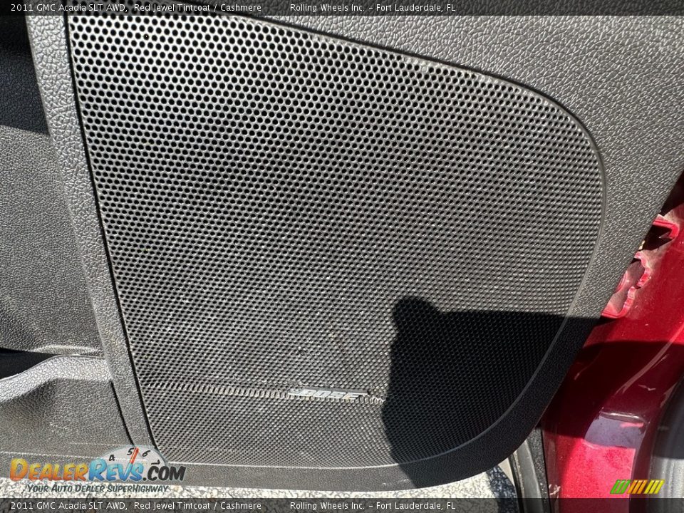 2011 GMC Acadia SLT AWD Red Jewel Tintcoat / Cashmere Photo #32