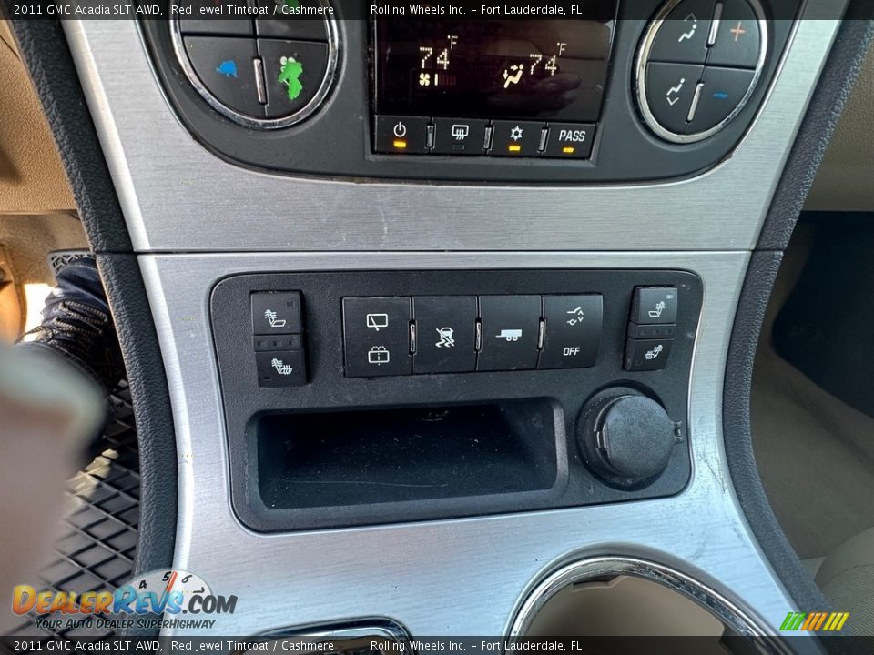 2011 GMC Acadia SLT AWD Red Jewel Tintcoat / Cashmere Photo #33