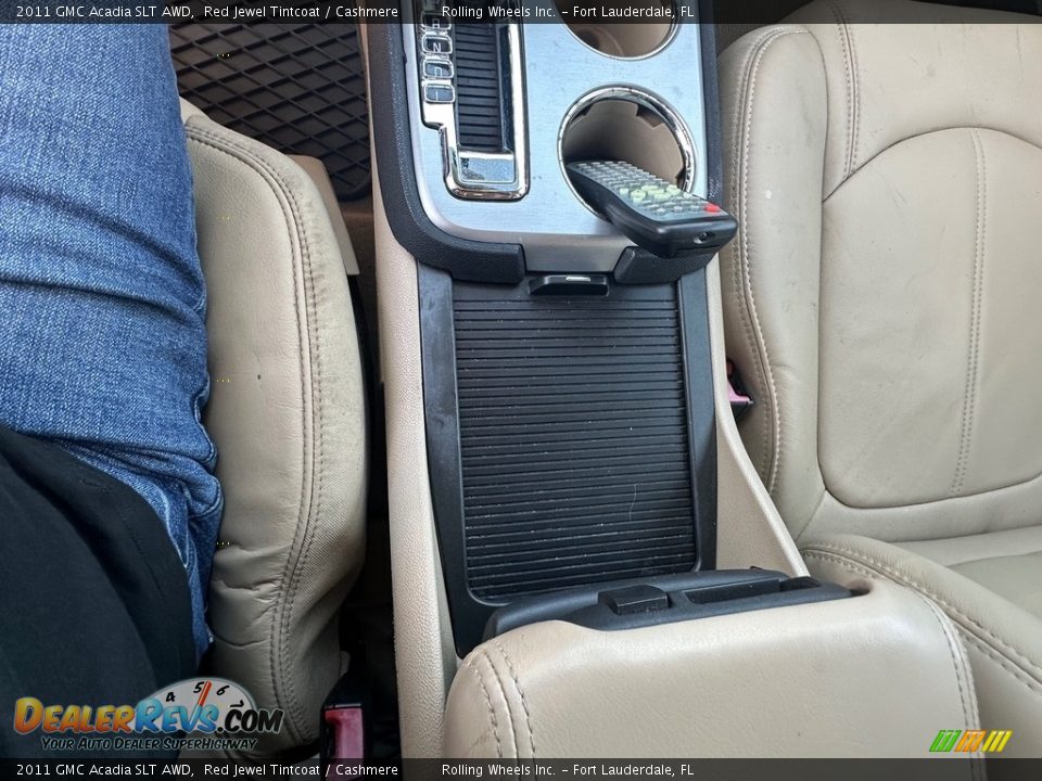 2011 GMC Acadia SLT AWD Red Jewel Tintcoat / Cashmere Photo #34