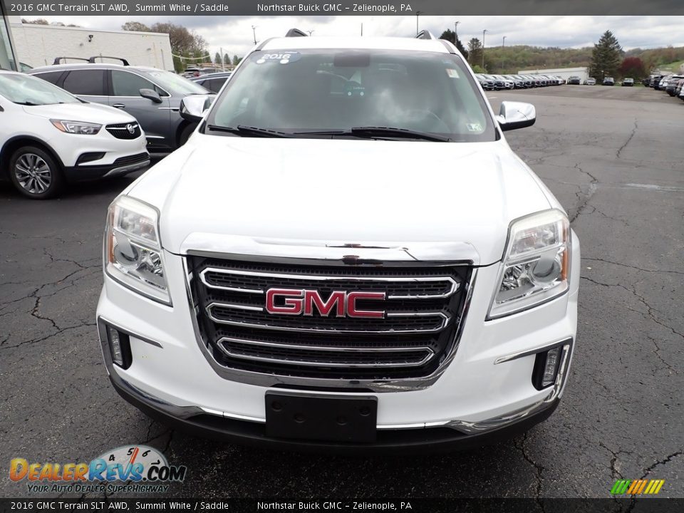 2016 GMC Terrain SLT AWD Summit White / Saddle Photo #11