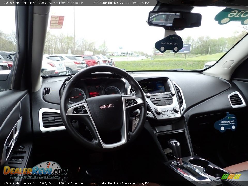 2016 GMC Terrain SLT AWD Summit White / Saddle Photo #19