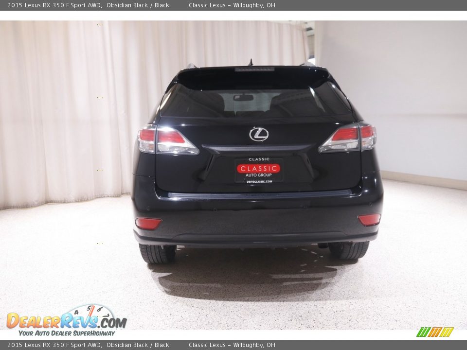 2015 Lexus RX 350 F Sport AWD Obsidian Black / Black Photo #23