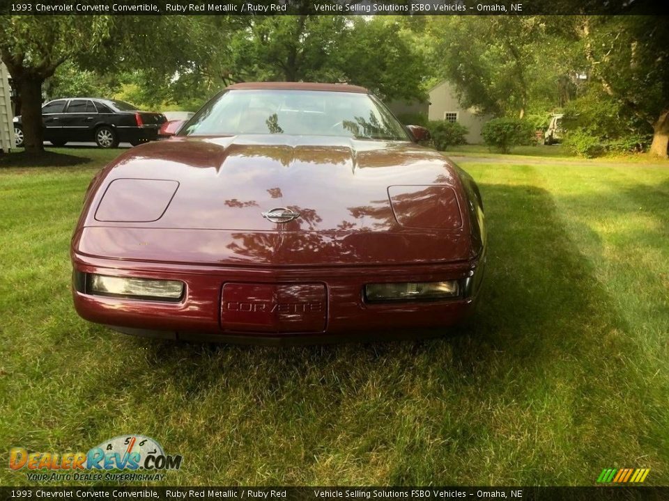 1993 Chevrolet Corvette Convertible Ruby Red Metallic / Ruby Red Photo #20