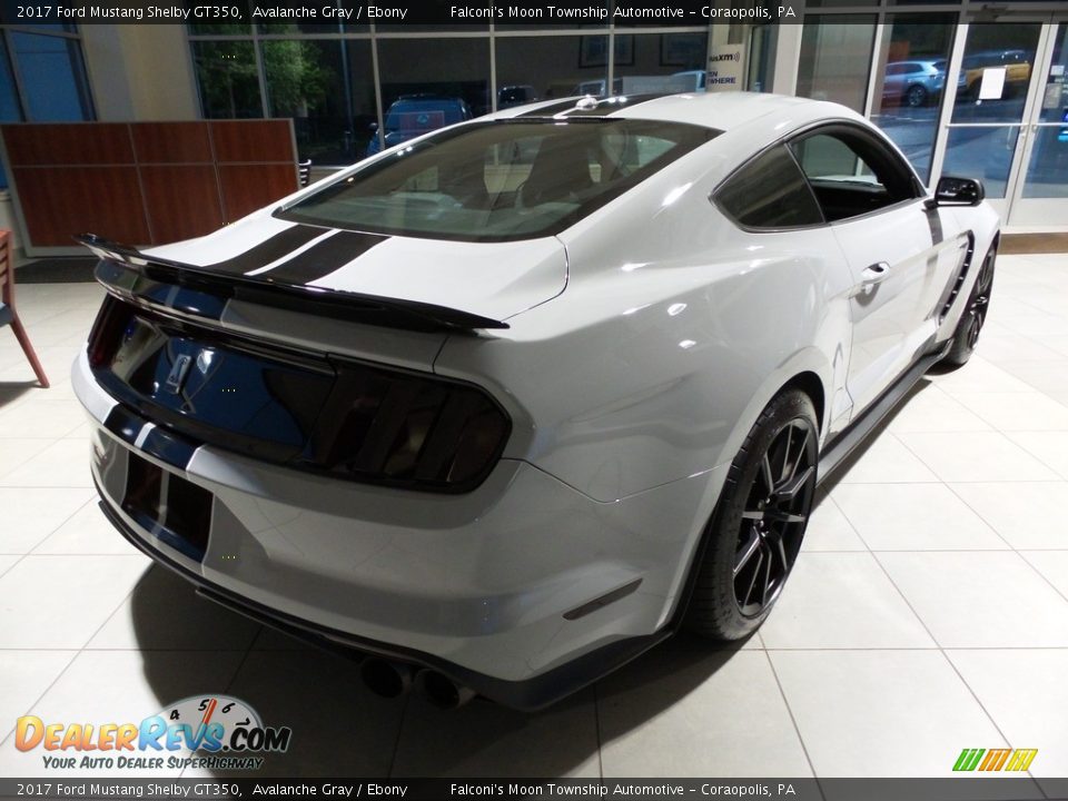 2017 Ford Mustang Shelby GT350 Avalanche Gray / Ebony Photo #6