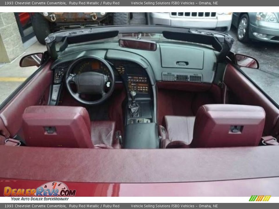 1993 Chevrolet Corvette Convertible Ruby Red Metallic / Ruby Red Photo #23
