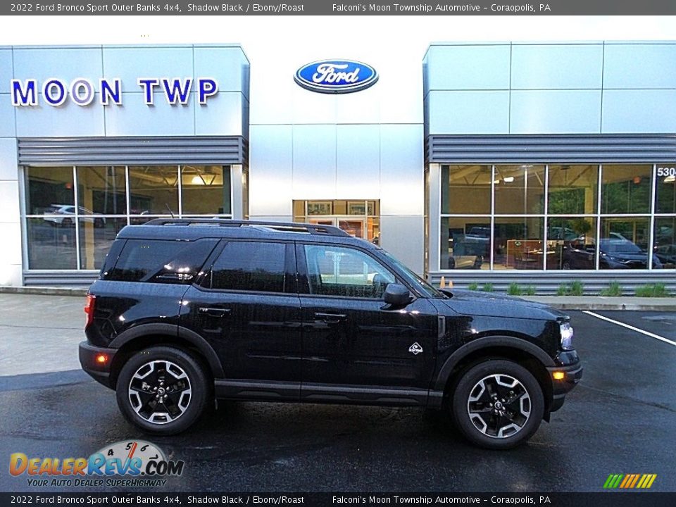 2022 Ford Bronco Sport Outer Banks 4x4 Shadow Black / Ebony/Roast Photo #1