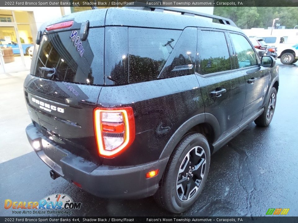 2022 Ford Bronco Sport Outer Banks 4x4 Shadow Black / Ebony/Roast Photo #2