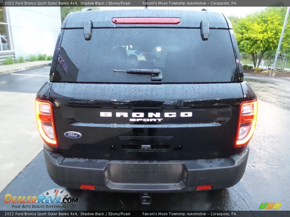 2022 Ford Bronco Sport Outer Banks 4x4 Shadow Black / Ebony/Roast Photo #4