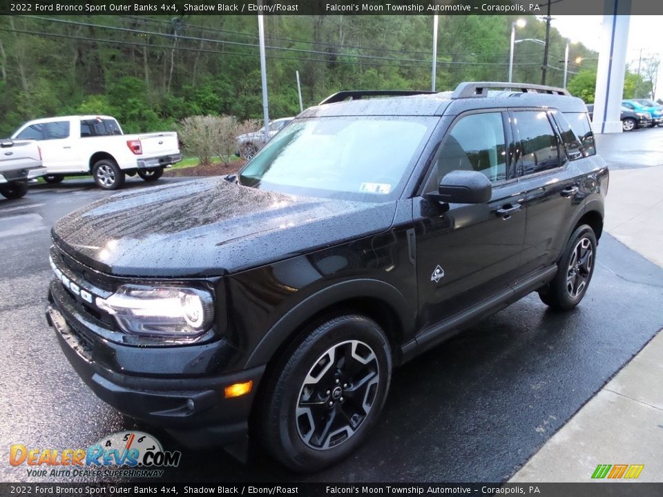 2022 Ford Bronco Sport Outer Banks 4x4 Shadow Black / Ebony/Roast Photo #7