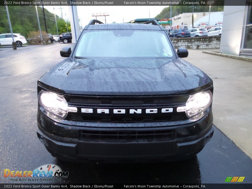 2022 Ford Bronco Sport Outer Banks 4x4 Shadow Black / Ebony/Roast Photo #8