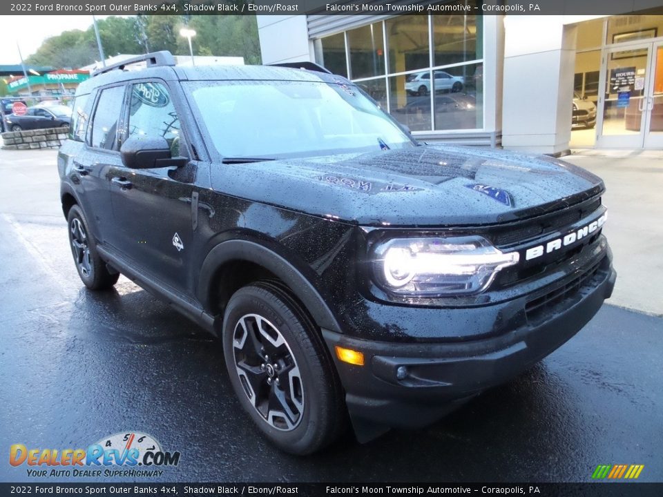 2022 Ford Bronco Sport Outer Banks 4x4 Shadow Black / Ebony/Roast Photo #9