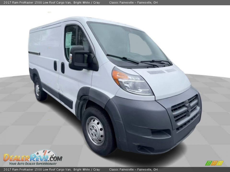 2017 Ram ProMaster 1500 Low Roof Cargo Van Bright White / Gray Photo #2