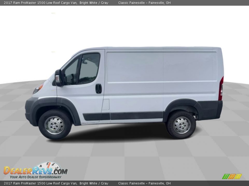 2017 Ram ProMaster 1500 Low Roof Cargo Van Bright White / Gray Photo #5