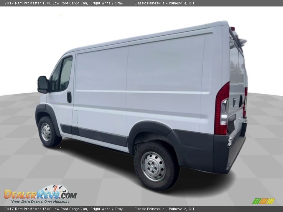 2017 Ram ProMaster 1500 Low Roof Cargo Van Bright White / Gray Photo #6