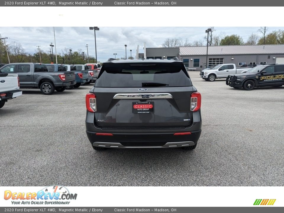 2020 Ford Explorer XLT 4WD Magnetic Metallic / Ebony Photo #4