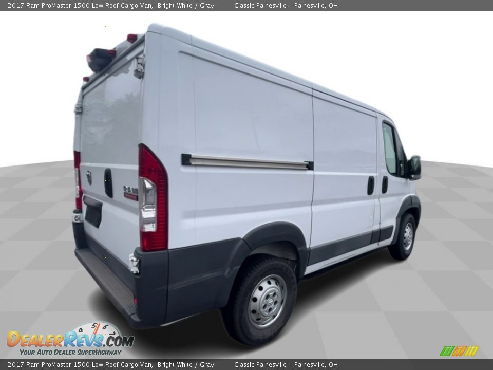 2017 Ram ProMaster 1500 Low Roof Cargo Van Bright White / Gray Photo #8