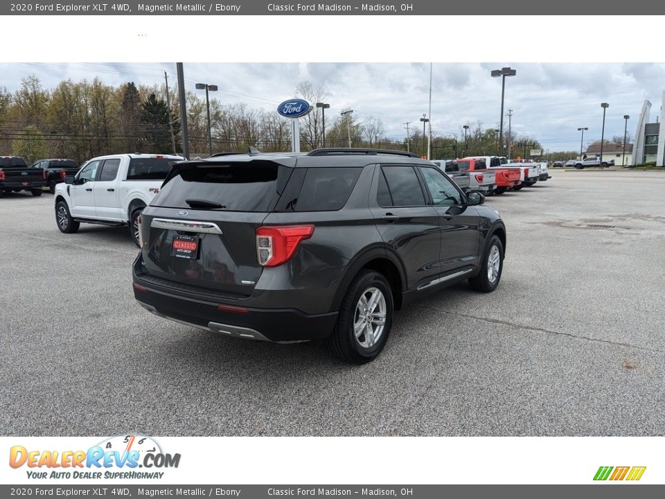 2020 Ford Explorer XLT 4WD Magnetic Metallic / Ebony Photo #5