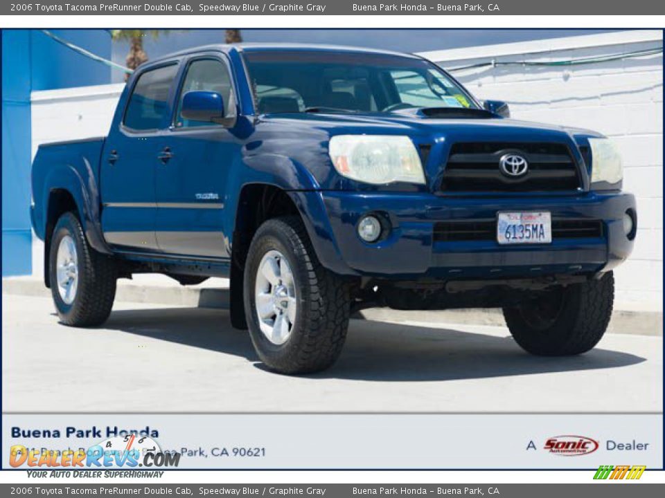2006 Toyota Tacoma PreRunner Double Cab Speedway Blue / Graphite Gray Photo #1