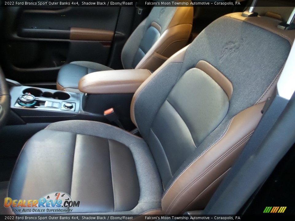 Front Seat of 2022 Ford Bronco Sport Outer Banks 4x4 Photo #18