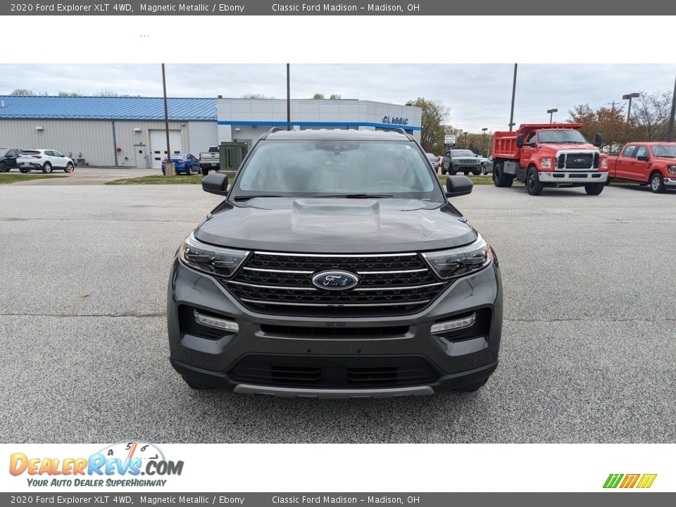 2020 Ford Explorer XLT 4WD Magnetic Metallic / Ebony Photo #8
