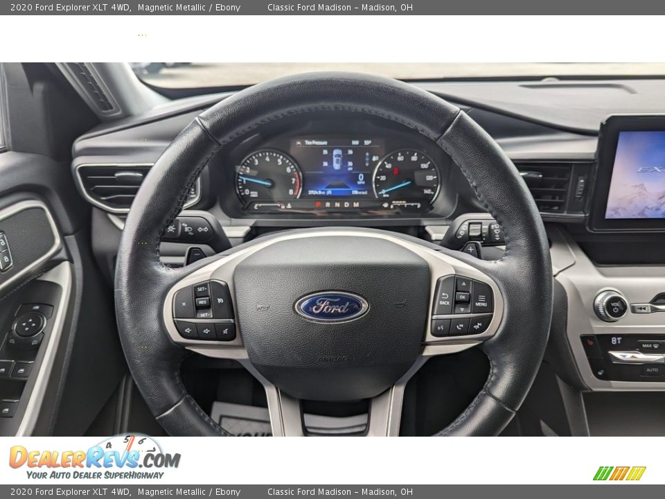2020 Ford Explorer XLT 4WD Magnetic Metallic / Ebony Photo #9