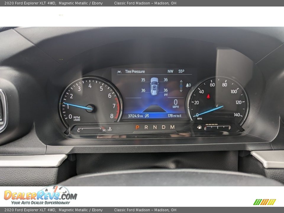 2020 Ford Explorer XLT 4WD Magnetic Metallic / Ebony Photo #10