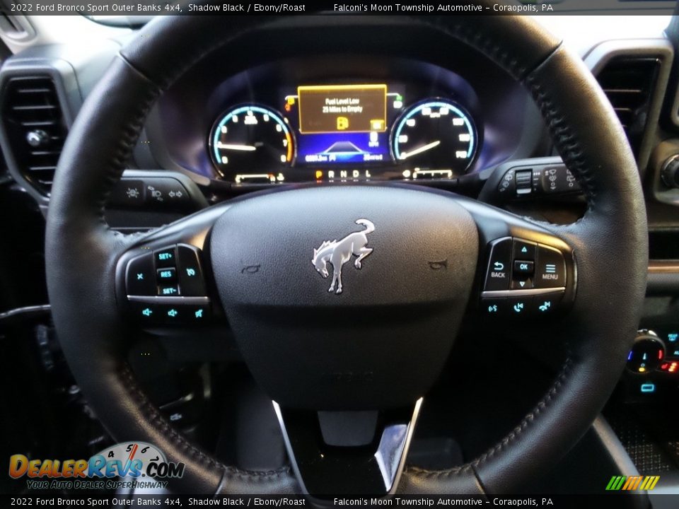 2022 Ford Bronco Sport Outer Banks 4x4 Steering Wheel Photo #24