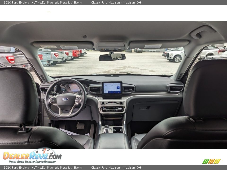 2020 Ford Explorer XLT 4WD Magnetic Metallic / Ebony Photo #13