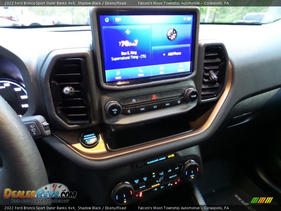 2022 Ford Bronco Sport Outer Banks 4x4 Shadow Black / Ebony/Roast Photo #26